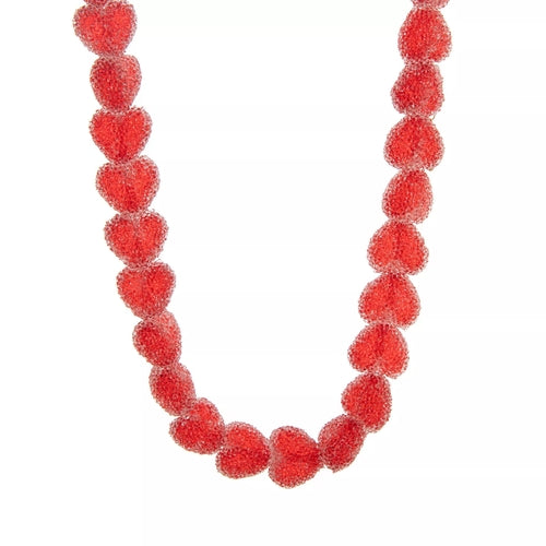 Colorful Resin Heart Necklace