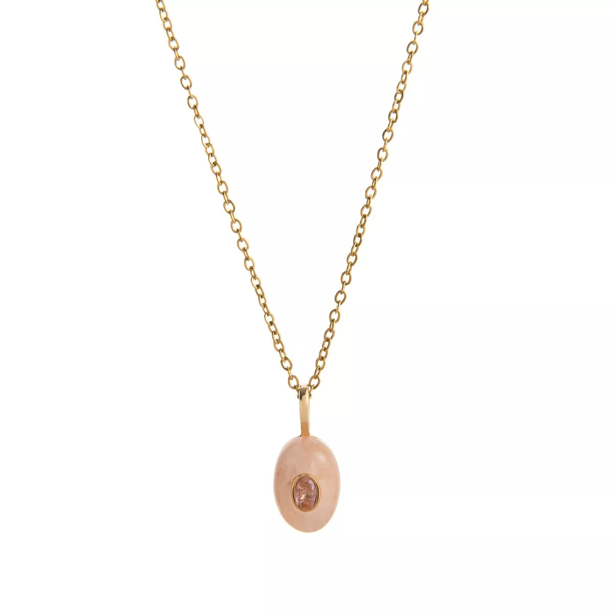 Natural Stone Pendant Necklace