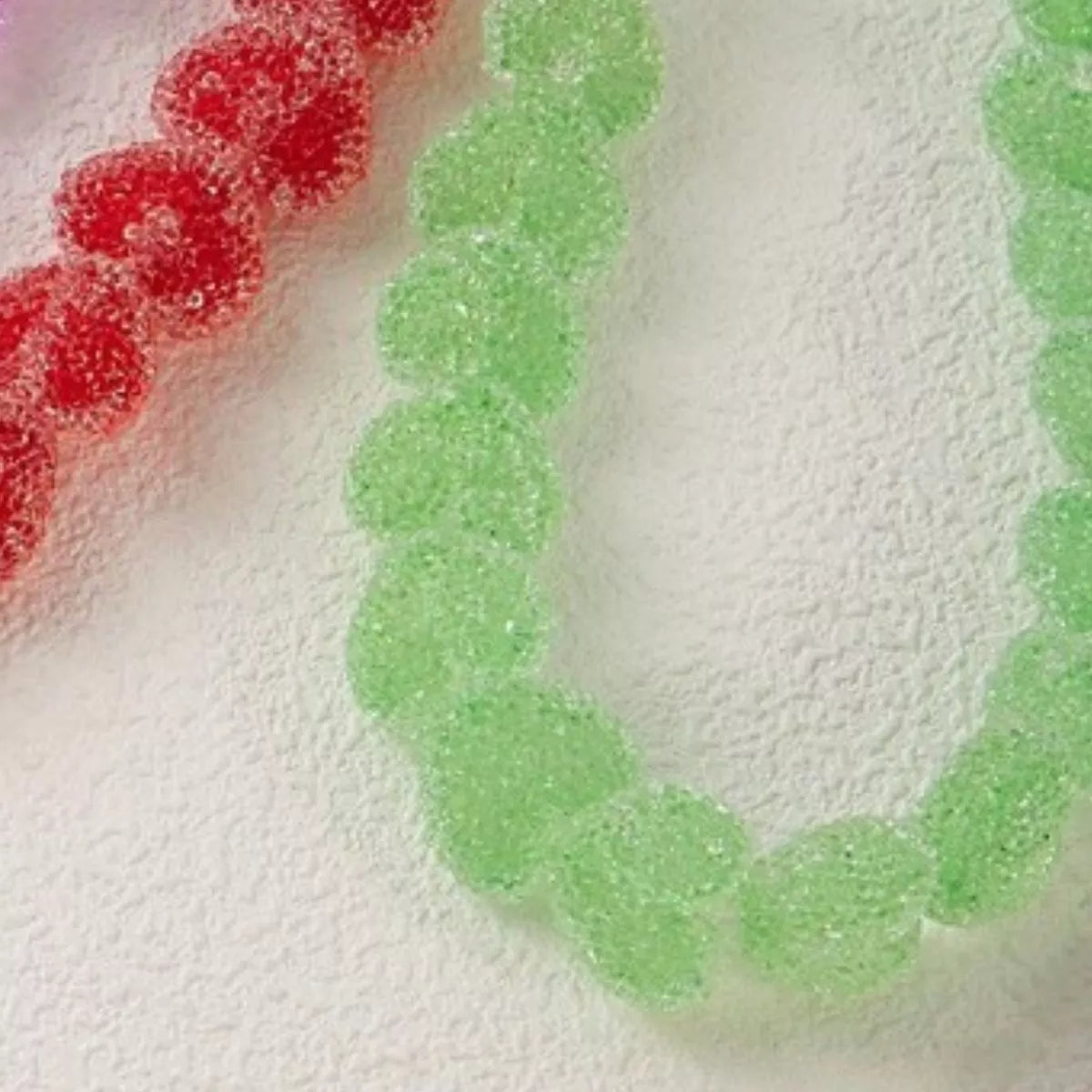 Colorful Resin Heart Necklace