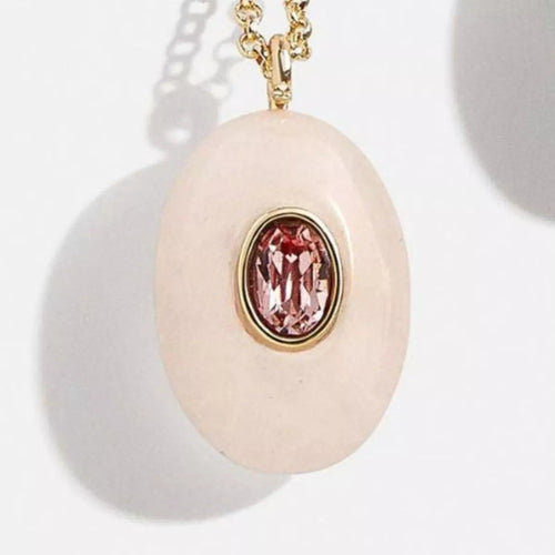 Natural Stone Pendant Necklace