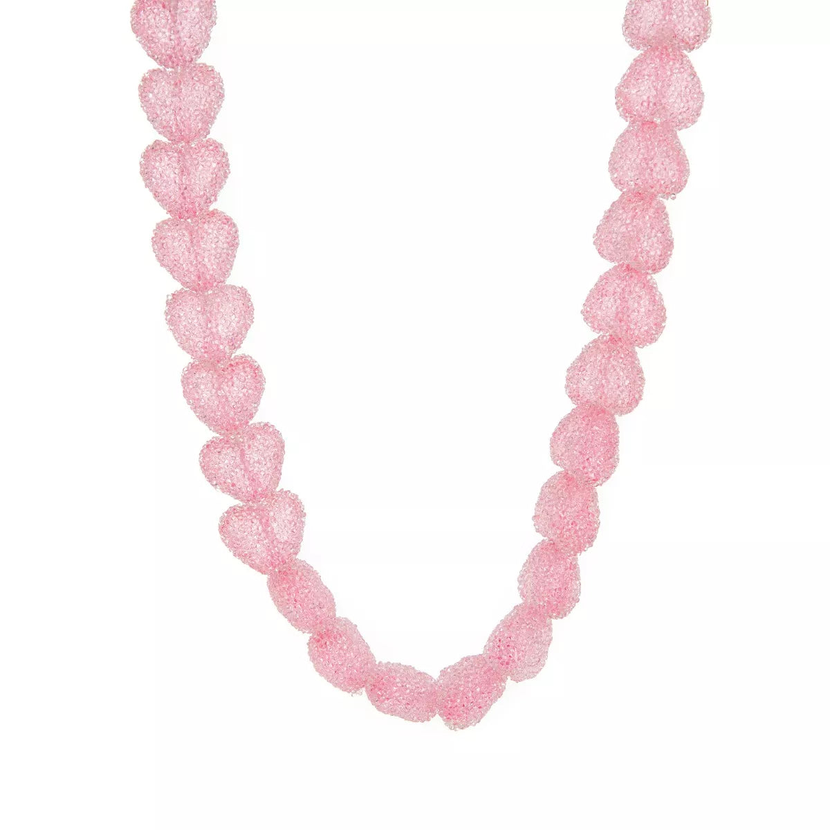 Colorful Resin Heart Necklace